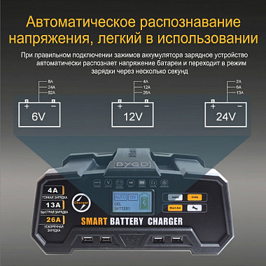 F26000 — мощное зарядное устройство 26A